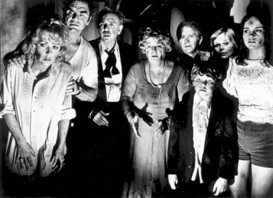 Stella with the cast of The Poseidon Adventure (1972).