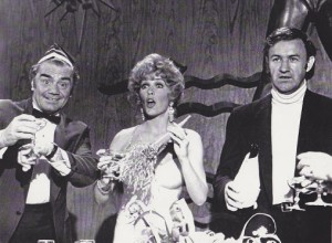 Ernest Borgnine, Stella, and Gene Hackman in The Poseidon Adventure.