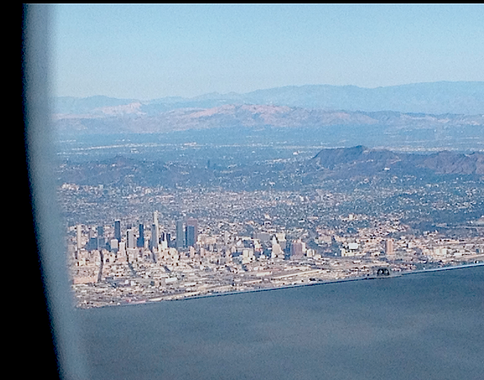 Los Angeles from the air, 2013
