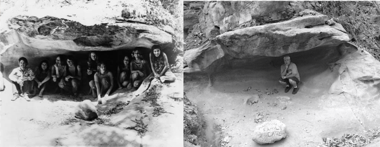 The Cave, then and now