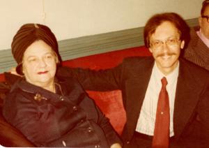 Sally and Bob, October 1977, the night Sally was honored with a Rosemary Award 